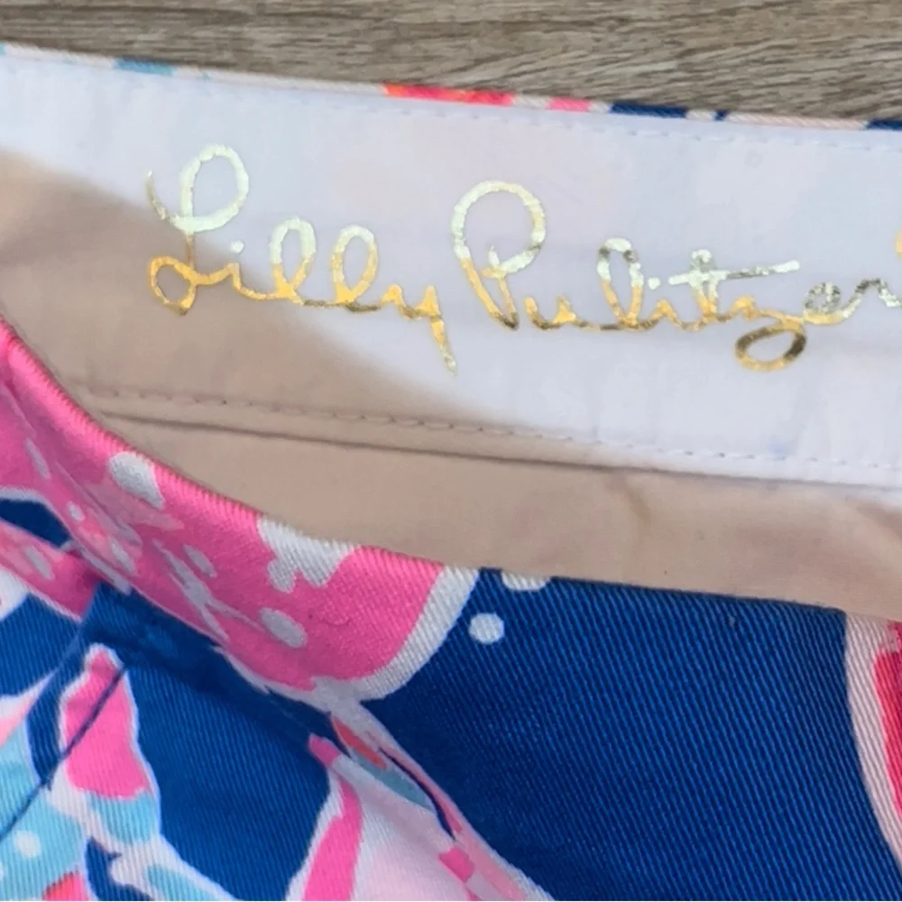 Lilly Pulitzer Women’s Buttercup Stretch Cotton Shorts Size 10 - Picture 4 of 8